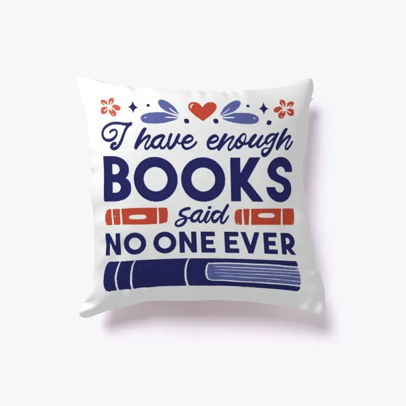 Enough Books Quote Design