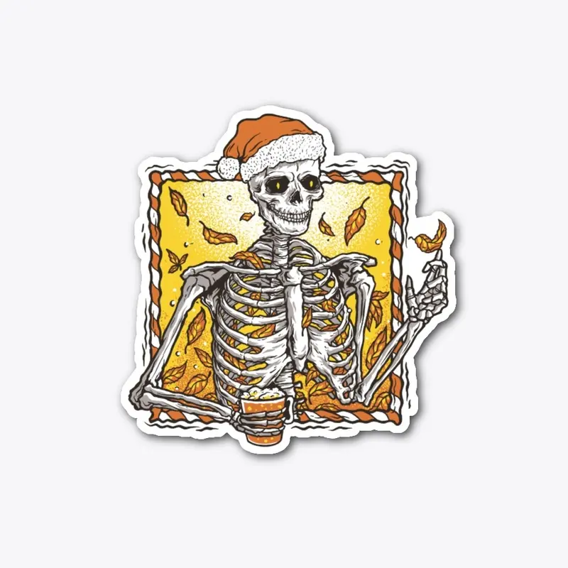 Christmas skeleton fall