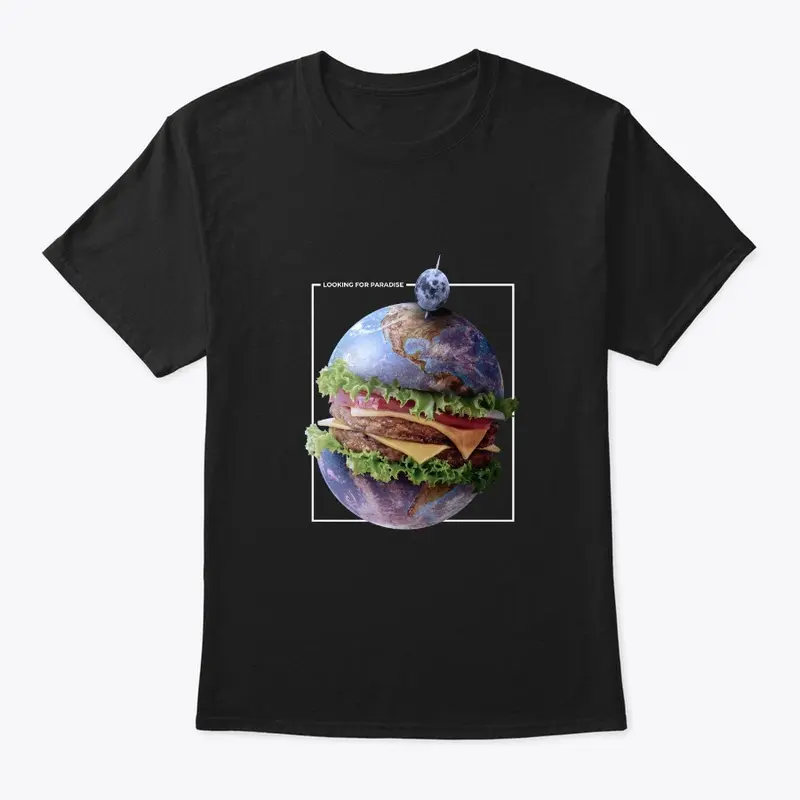 Planet earth hamburger food