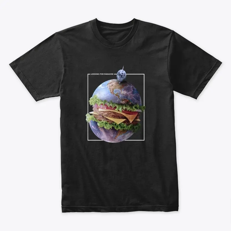 Planet earth hamburger food